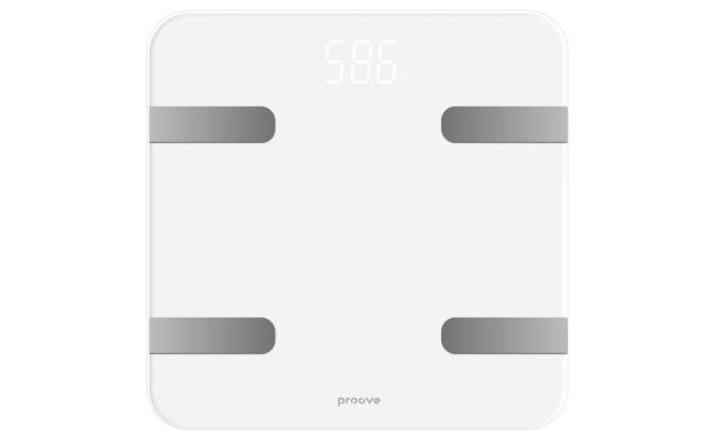 Proove Numbers Smart scale Bluetooth Connections - white